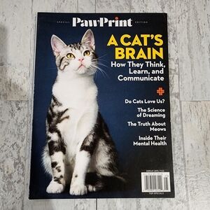Paw Print Cat Magazine Special Edition A Cat's Brain July 2022